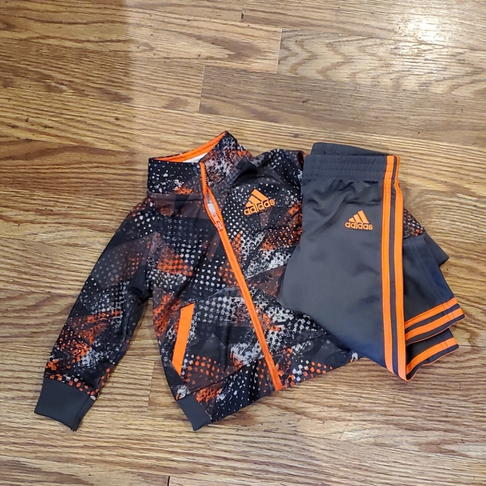 Adidas toddler track suit